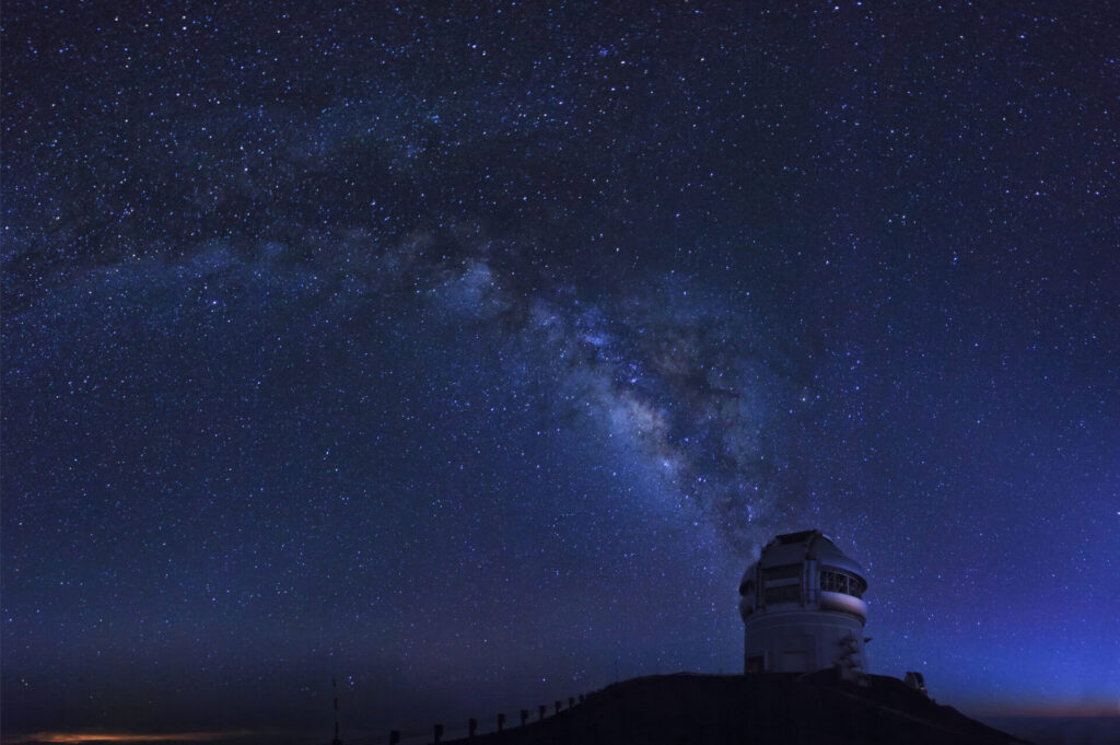 マウナケア山での星空観測