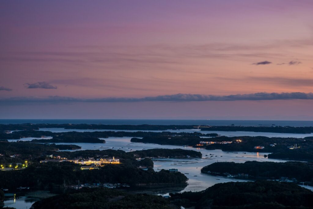 伊勢志摩　英虞湾の夕景