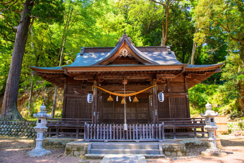 修善寺温泉と日枝神社