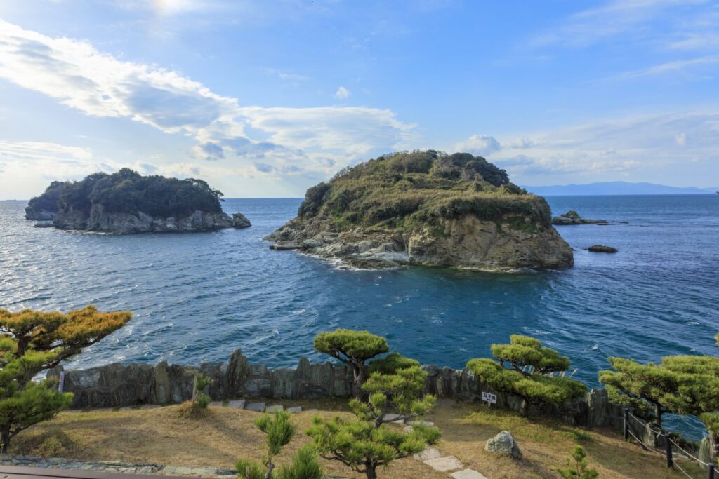 番所庭園の景色