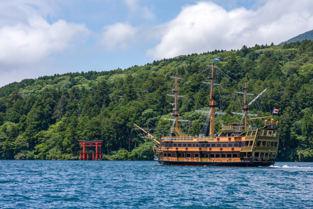 箱根海賊船からの景色