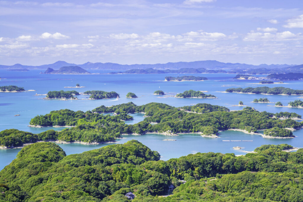 長崎の美しい九十九島のイメージ