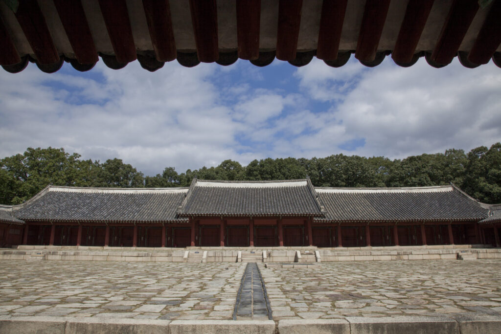 韓国宗廟の風景