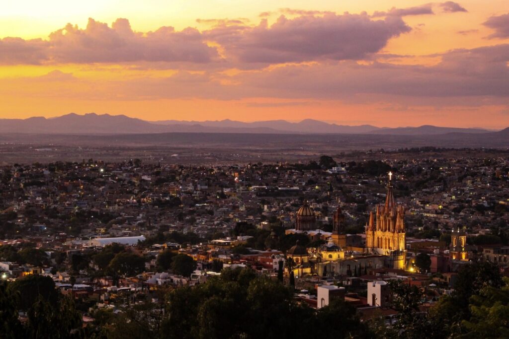 メキシコ　サンミゲルの絶景夕日
