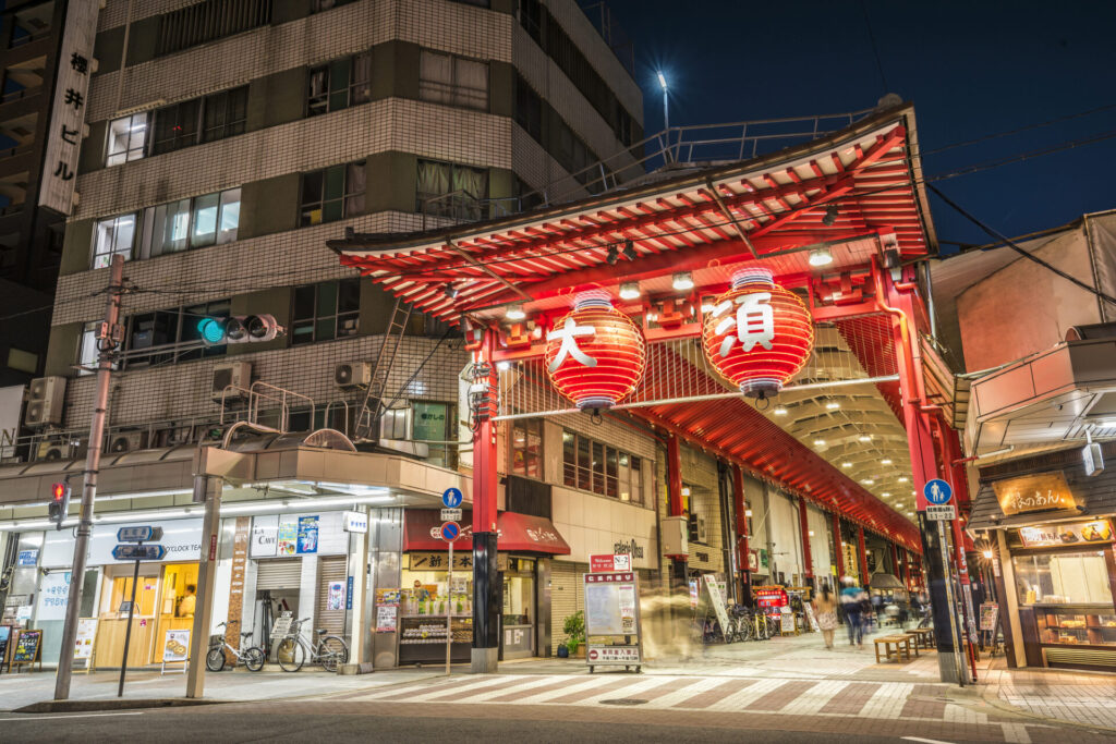 大須商店街の風景