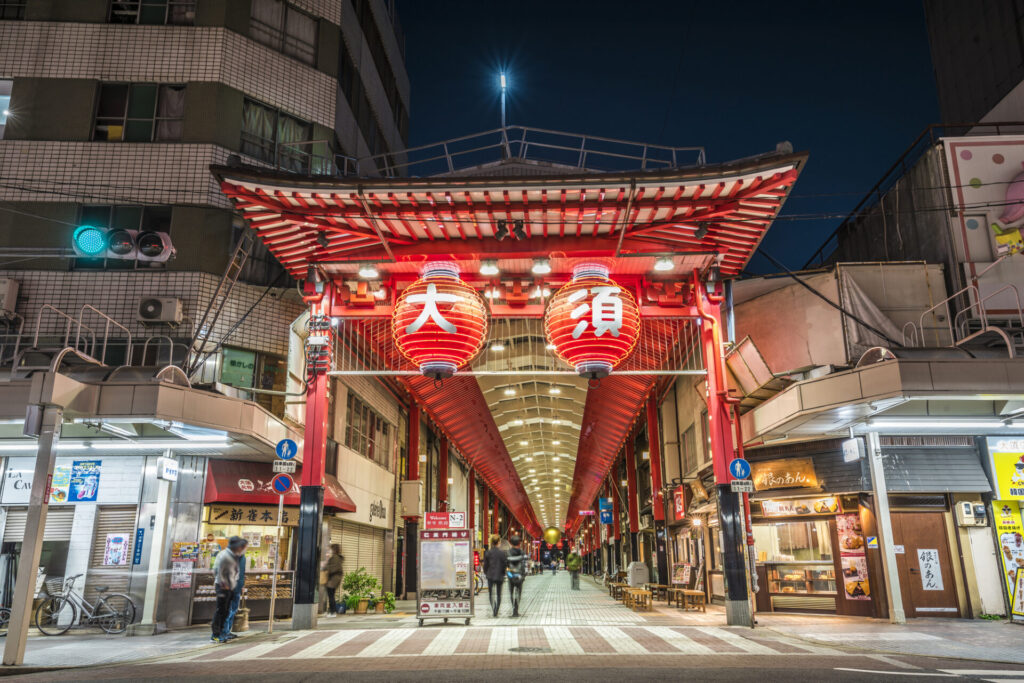 大須商店街の風景