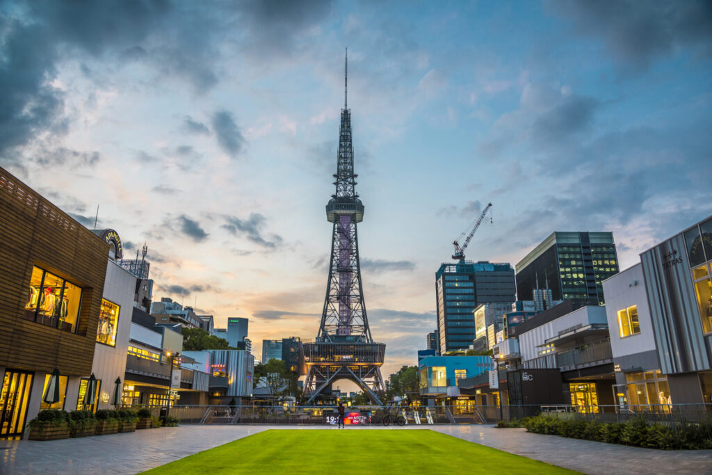 久屋大通公園の夕景