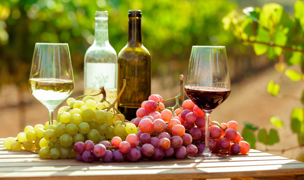 地元産のブドウを使った信州ワイン