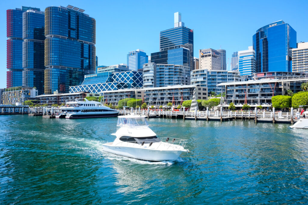 世界で最も美しく魅力的なオーストラリアの港街都市シドニーを代表するお洒落な観光地、ダーリングハーバー