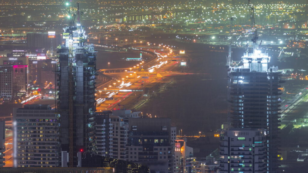 ドバイの夜景