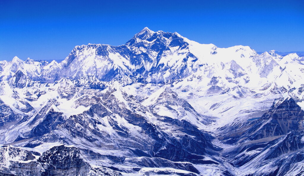 ヒマラヤの山々: ブータンからの絶景