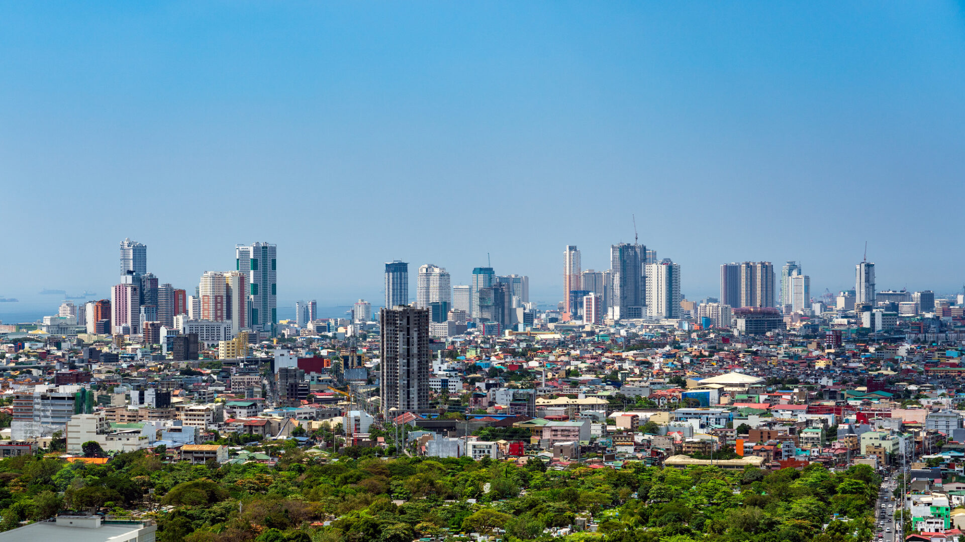 フィリピン・マニラの都市風景
