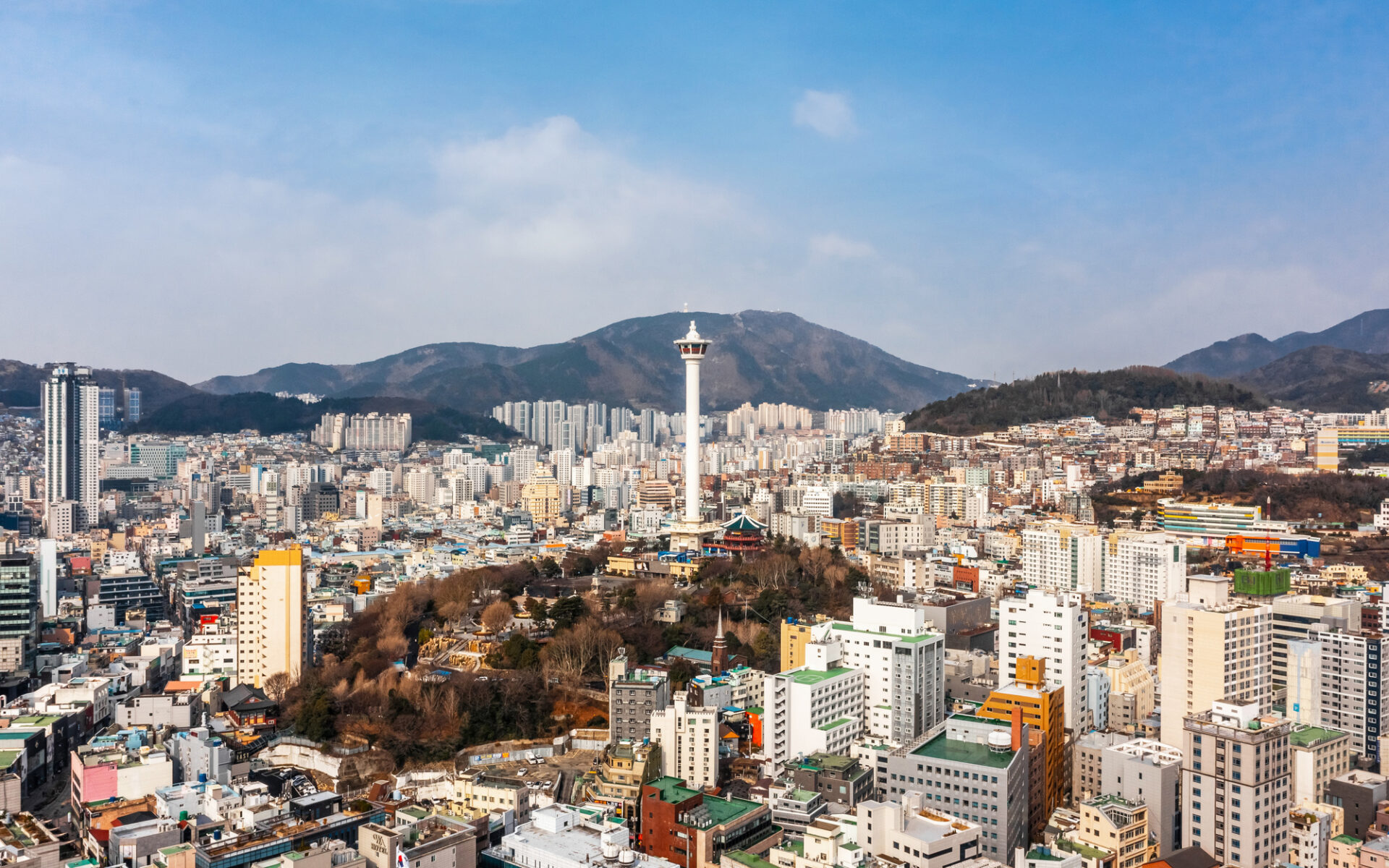 釜山の観光スポット釜山タワー