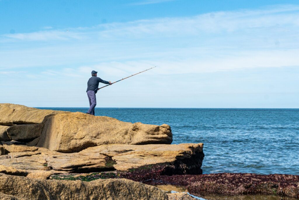 海釣り初心者釣り人