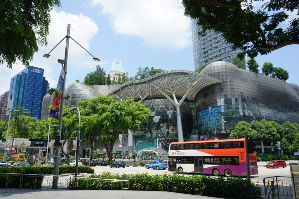 シンガポールの中心部の風景