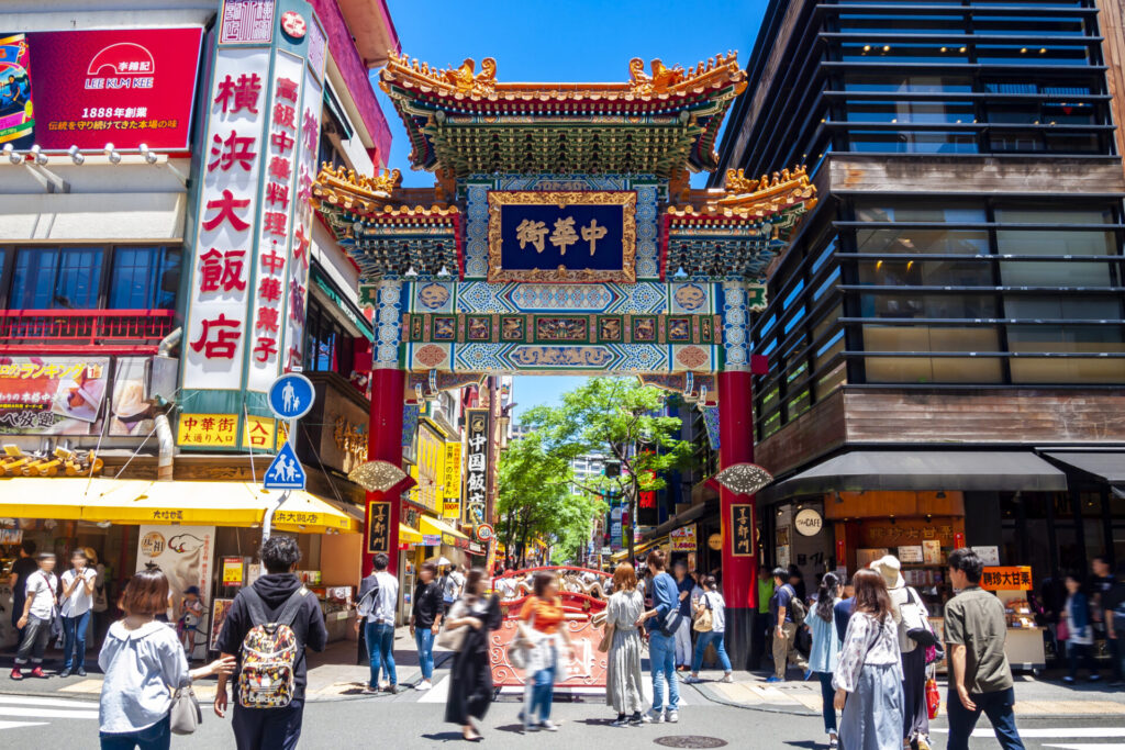 横浜中華街の入口