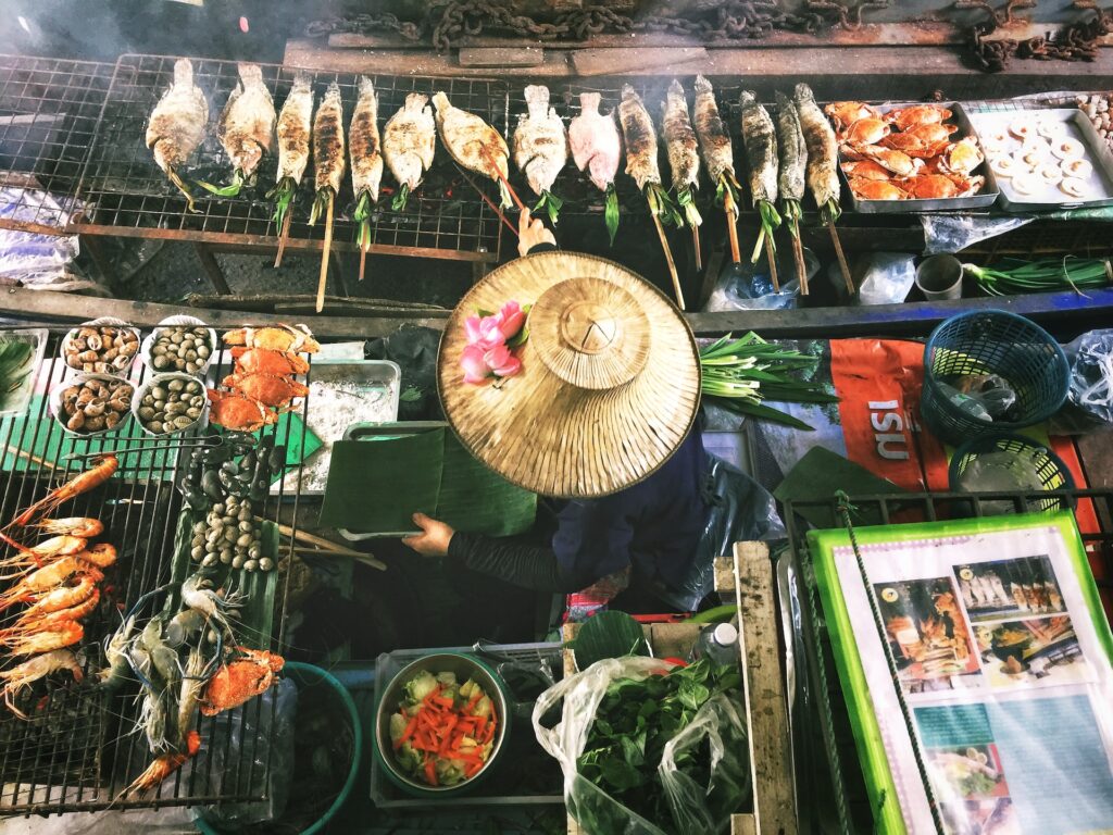 タイ新婚旅行の食事やレストラン