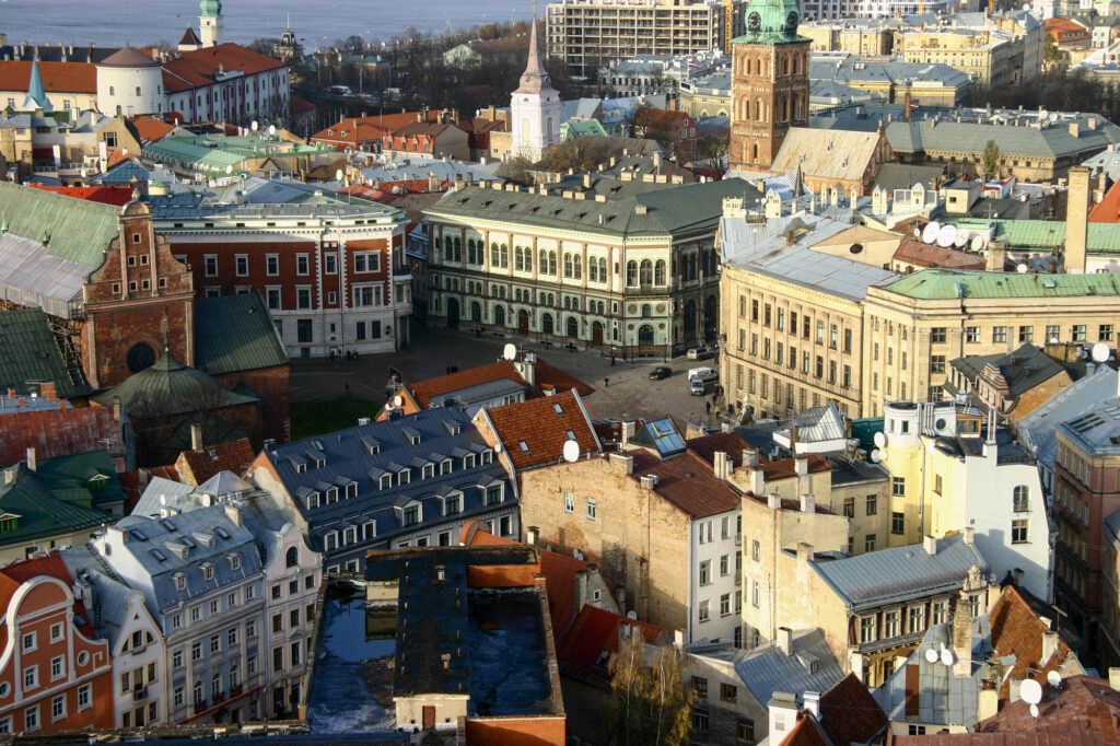 ラトビアの歴史的建築物