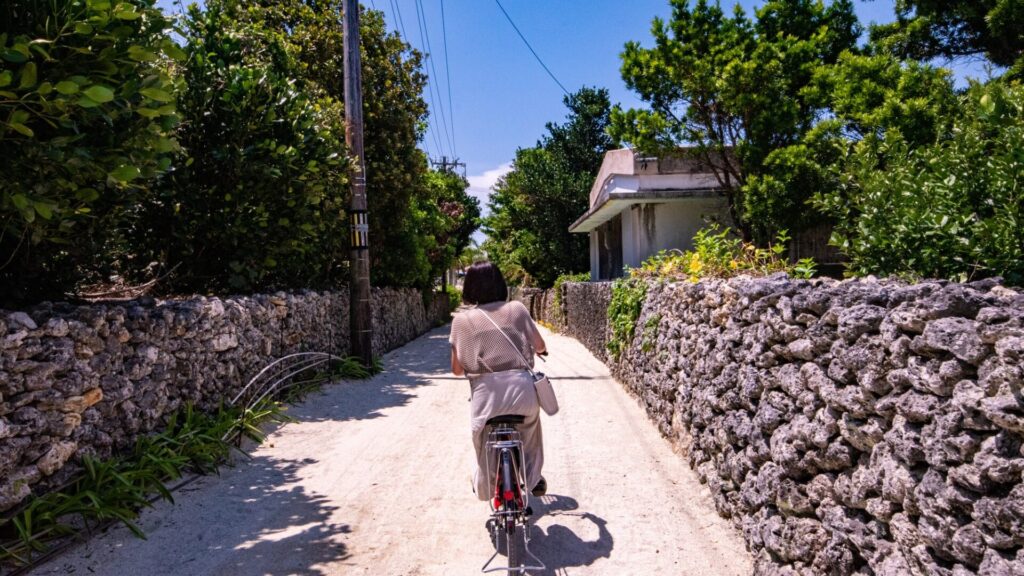 沖縄でレンタサイクル