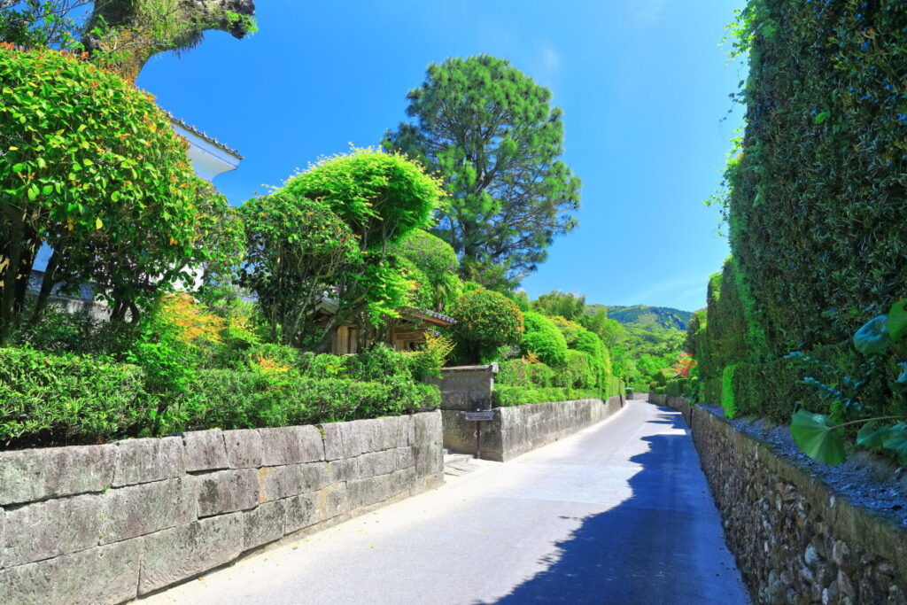 鹿児島知覧武家屋敷庭園