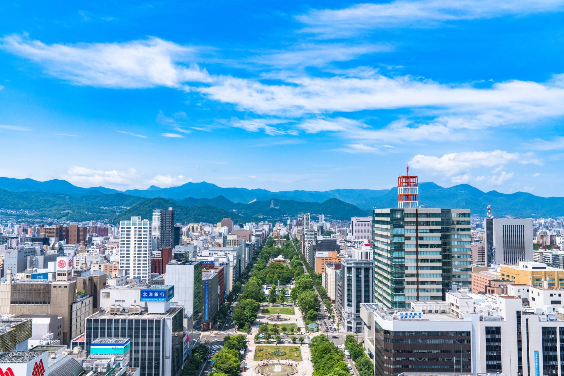 旅行おすすめ札幌の都市風景