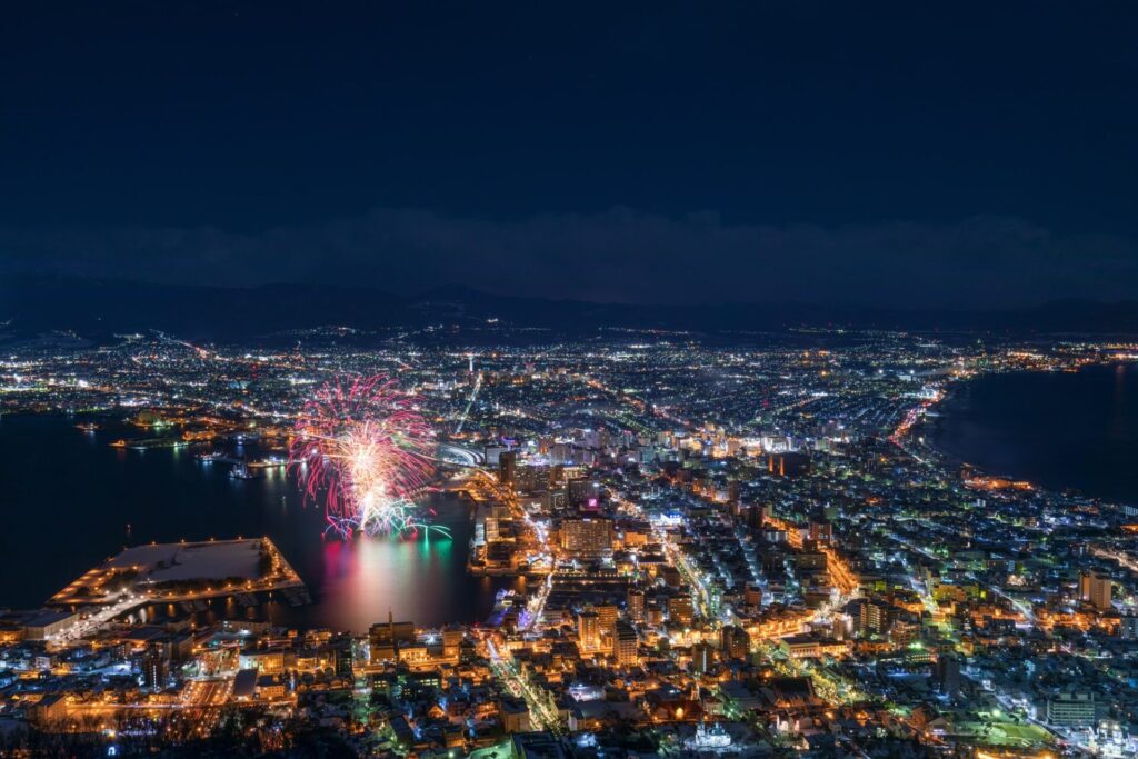 北海道旅行で見たい、夜景が美しい函館