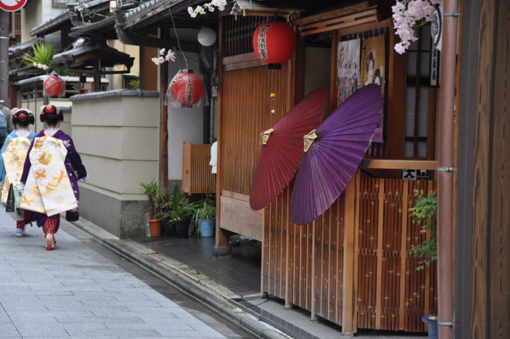 京都町屋の様子