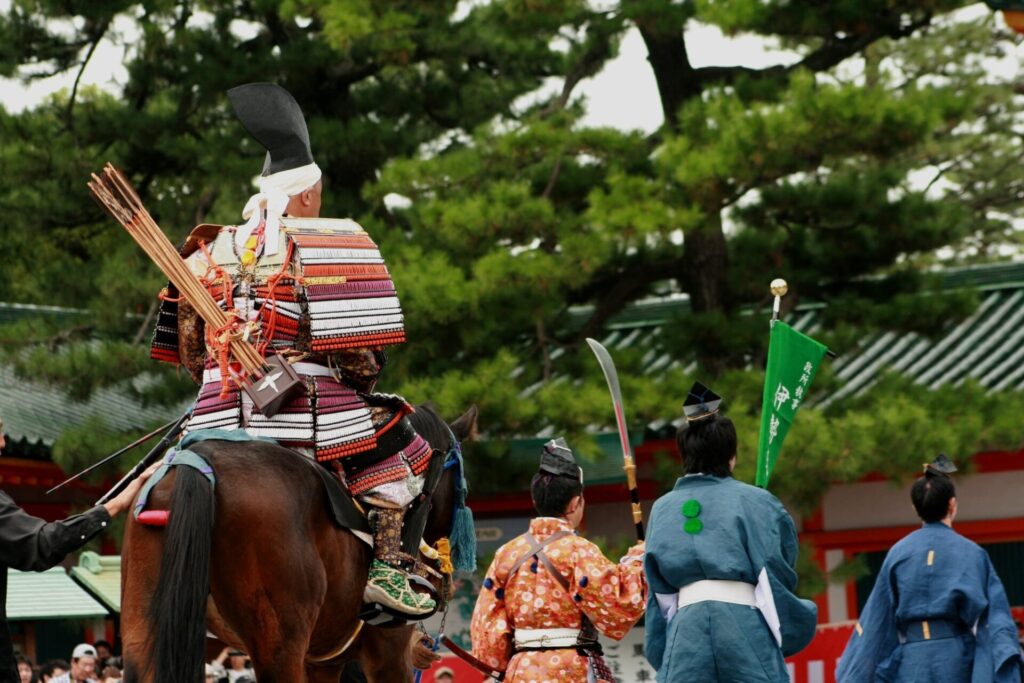 京都の三大祭りの一つ「時代祭」が執り行われる平安神宮