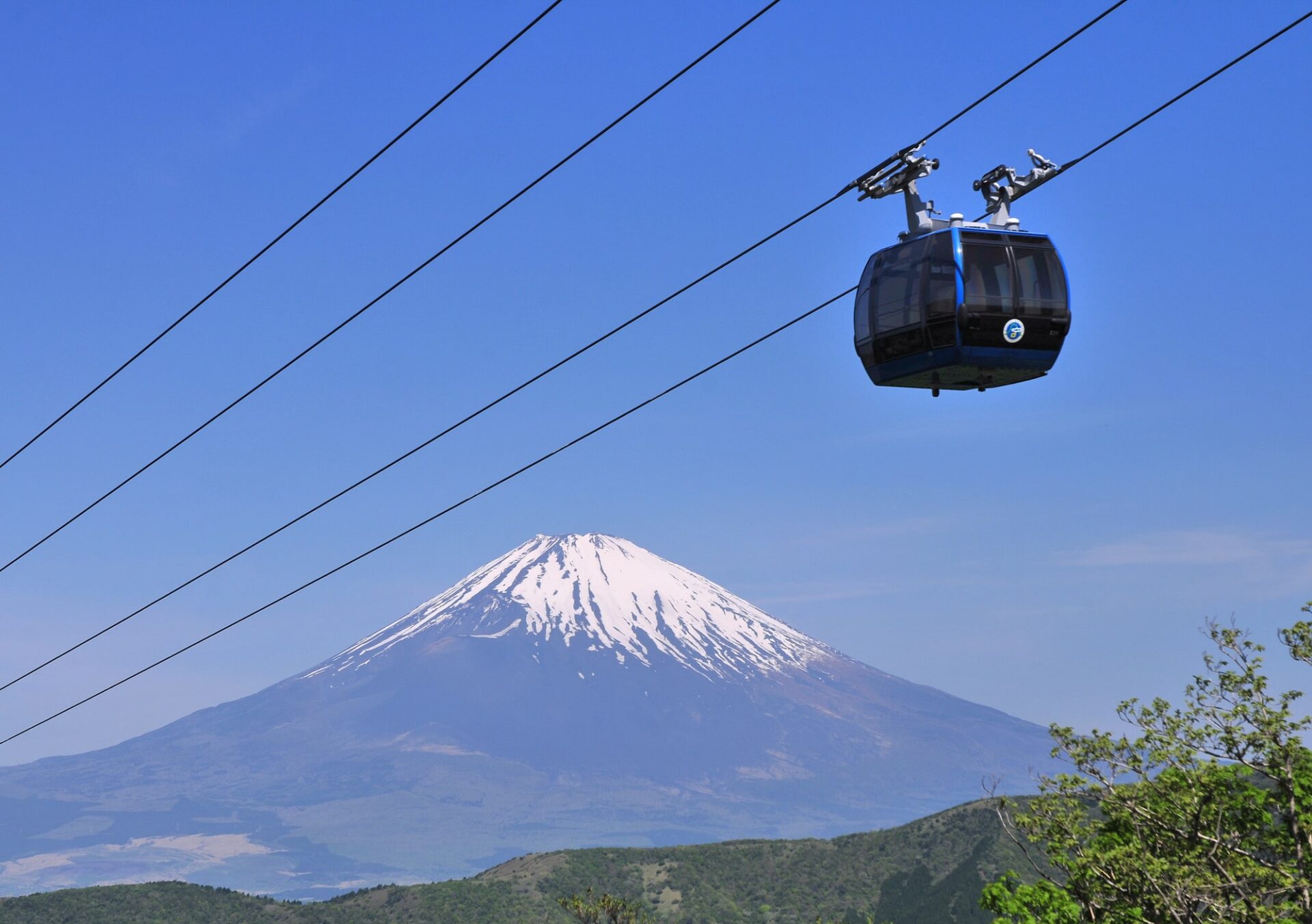 箱根から見る富士山