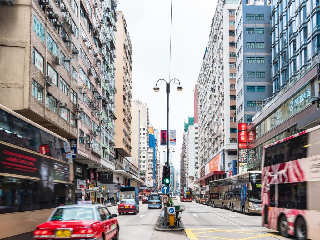 香港のメインストリート　ネイザン・ロード