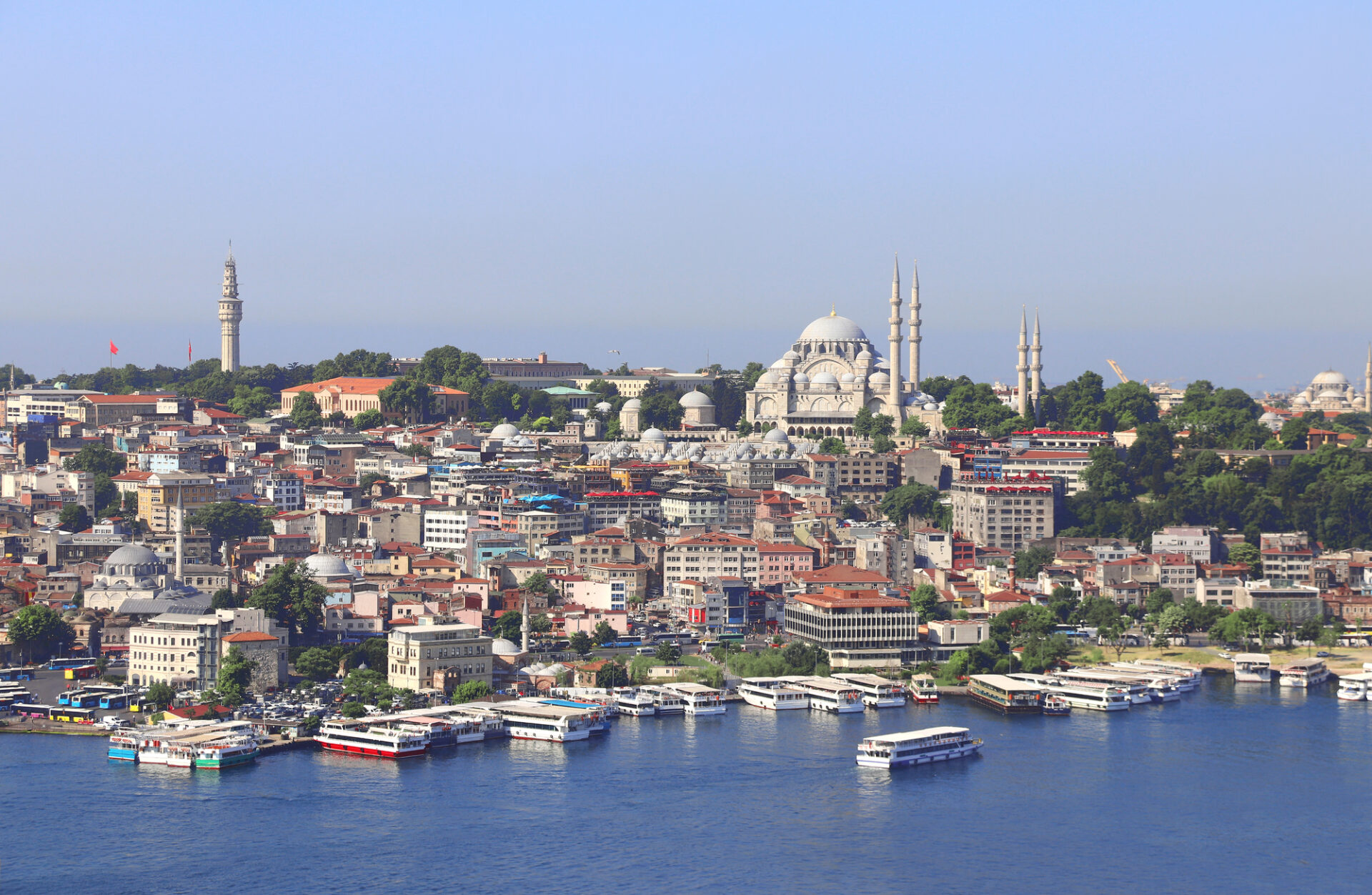 トルコ、イスタンブールのボスポラス海峡