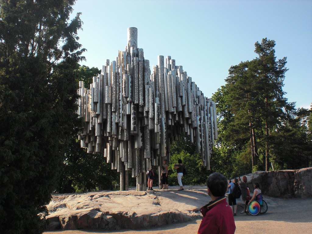 フィンランドの写真スポット シベリウス公園