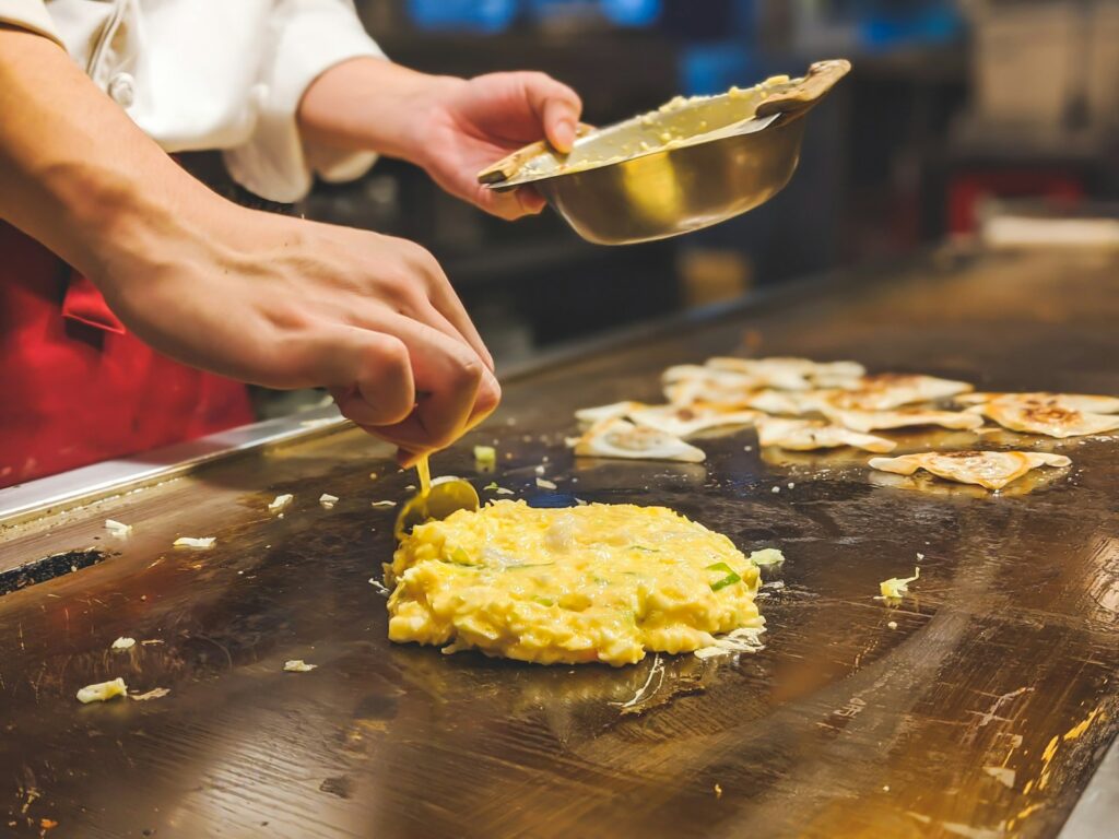 広島観光１泊2日の夕食はお好み焼きで決まり
