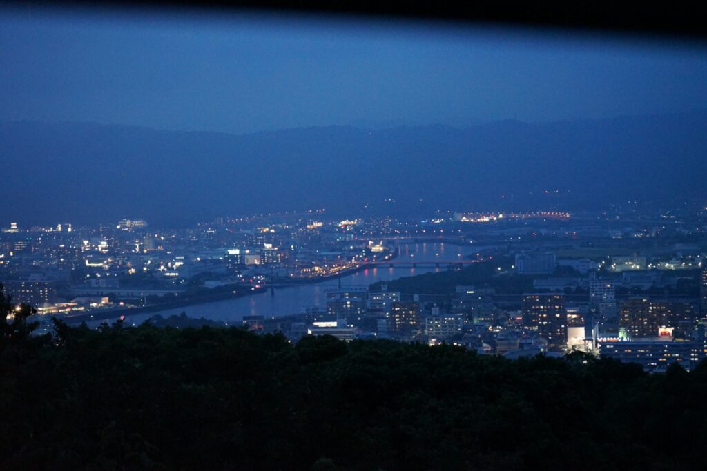 高知市内の夜景
