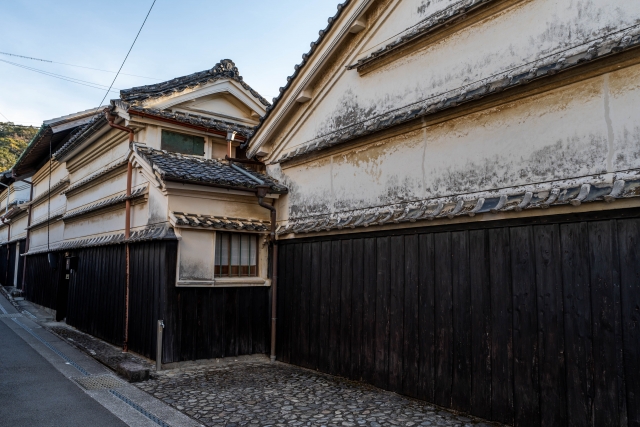 吉良川の町並みを散策する