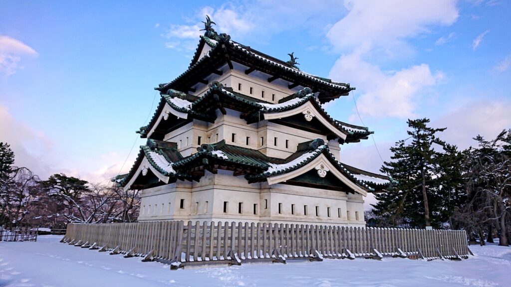 冬の弘前観光でおすすめの弘前城