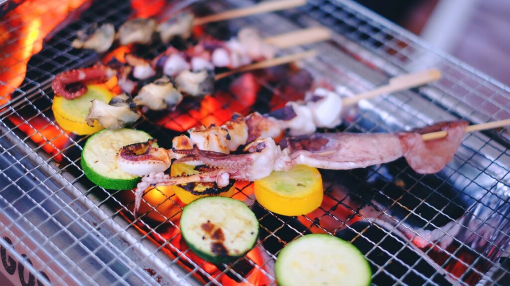 大分観光でおすすめの海鮮BBQと足湯