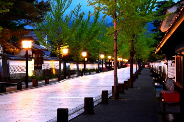 津和野観光で歩きたい幻想的な夜道