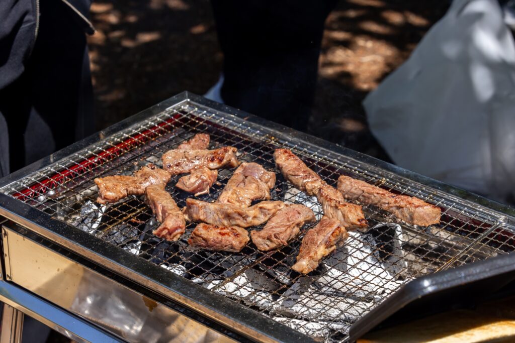 大分観光でおすすめの肉肉BBQと足湯