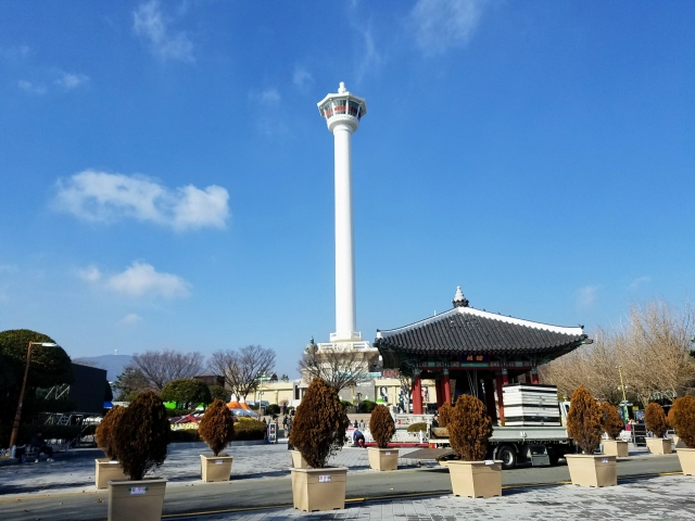 韓国にある釜山タワー