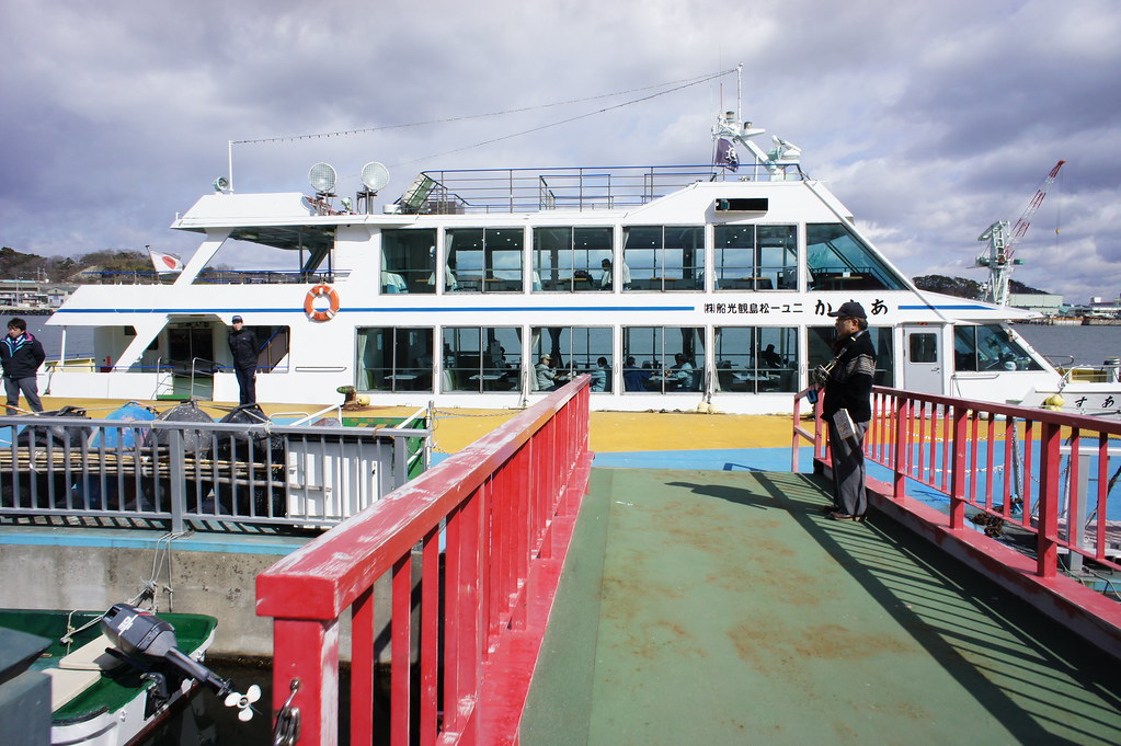 仙台観光の定番「松島湾」遊覧船に乗船