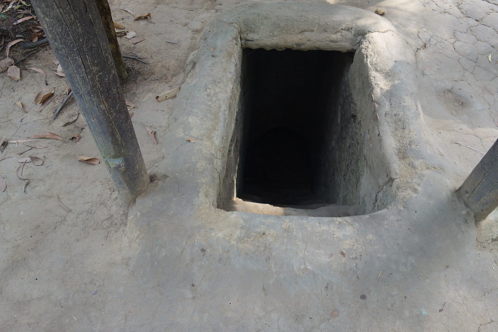 ベトナム戦争中に使用された地下トンネル