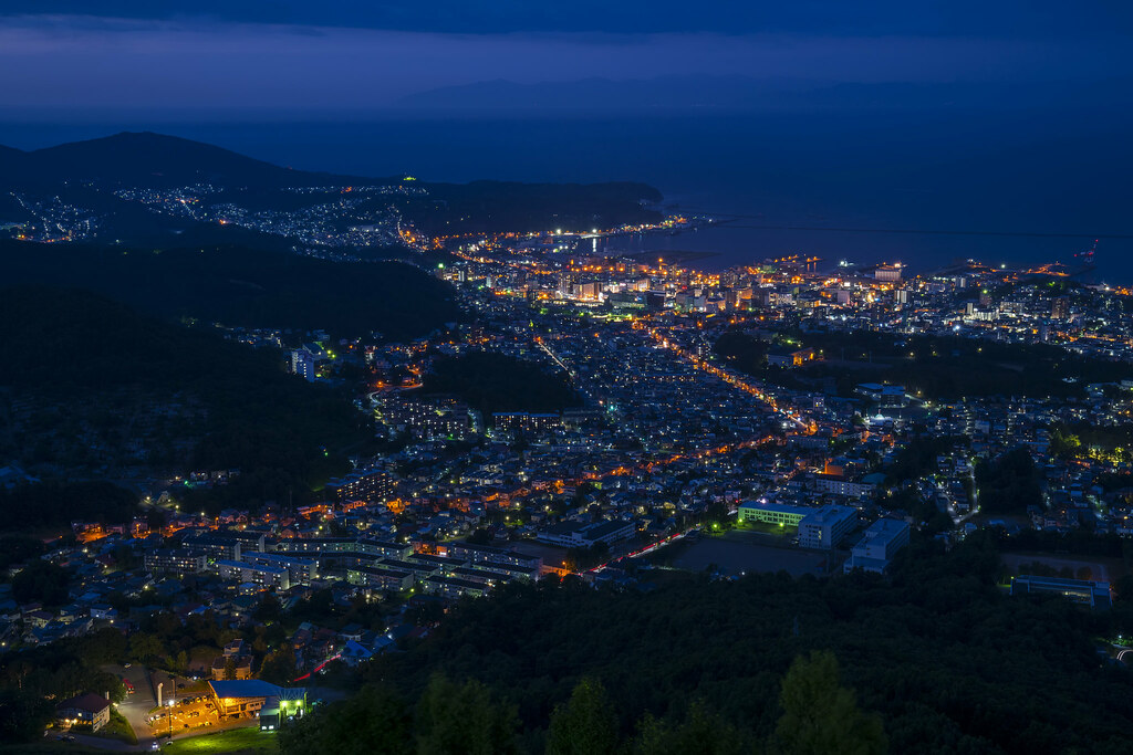 小樽の夜景を一望できる「天狗山ロープウェイ」