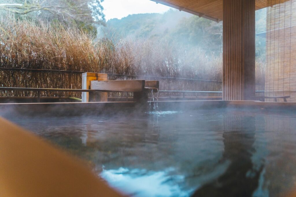 湯沢町の温泉でリラックス