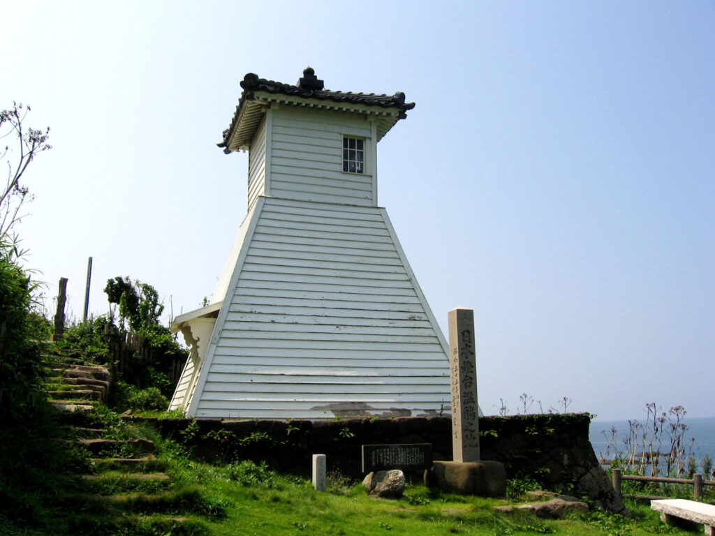 明治時代に建てられた旧福浦灯台