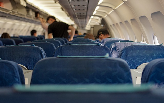 対策KW「飛行機の客室の座席」（JUNO KWONによるPixabayからの画像）