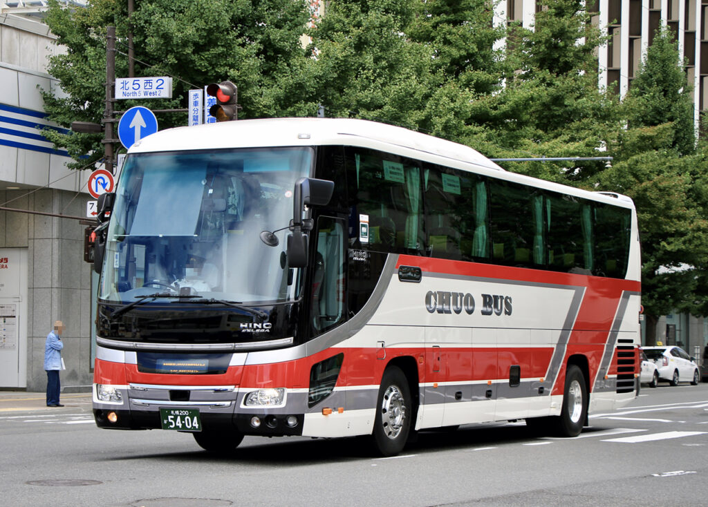 北海道を走るバス