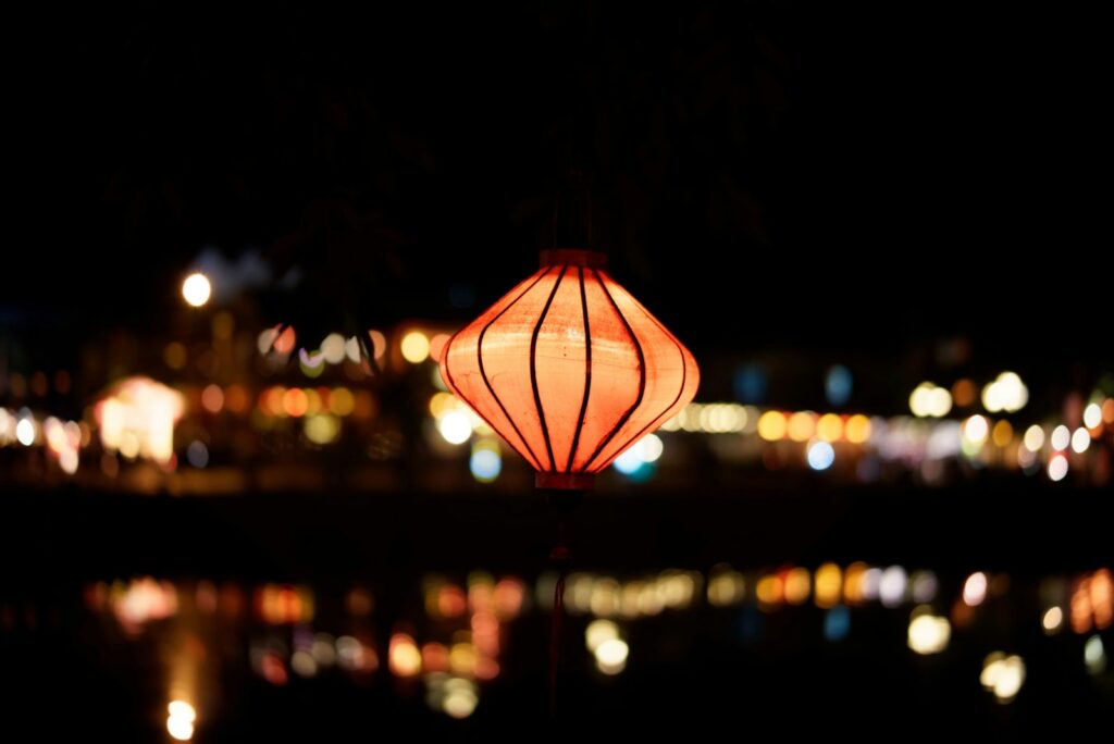 Lantern floating