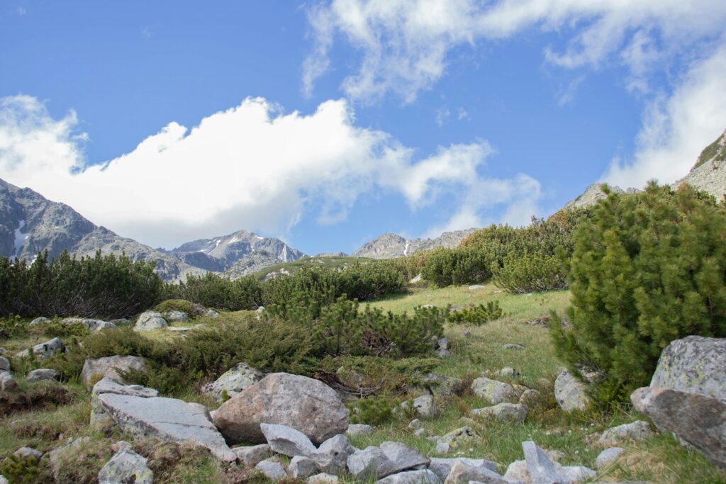 美しいリラ山脈の風景