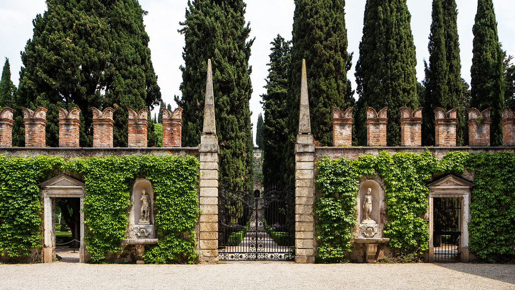 ヴェローナの緑豊かな観光スポット・ジュスティ庭園